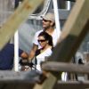 Eva Longoria et son chéri Eduardo Cruz vivent d'amour et d'eau salée. A Miami le 19 novembre 2011