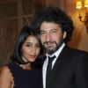Leïla Bekhti et Radu Mihaileanu au dîner organisé au profit de l'association Action Innocence, le 24 novembre 2011.