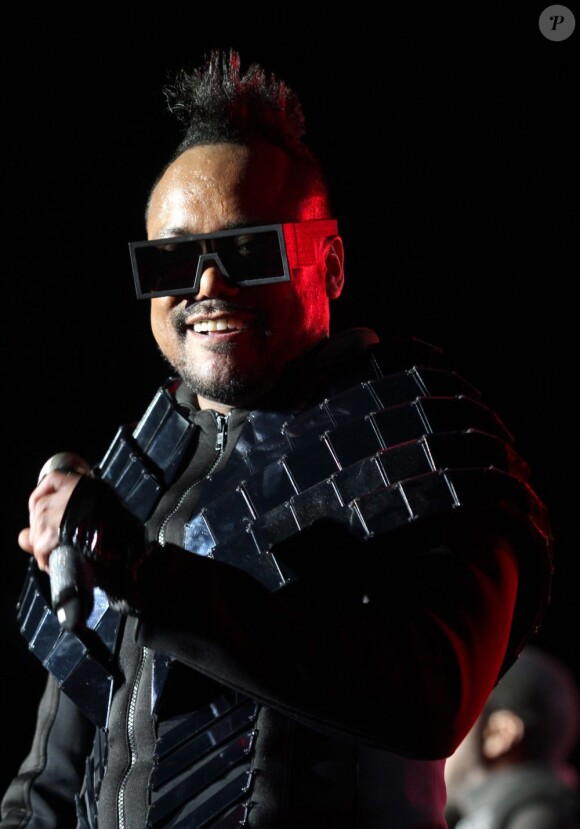 Apl.de.ap, lors du concert d'au revoir des Black Eyed Peas. Miami, le 23 novembre 2011.