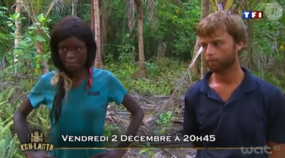 Ella et Martin dans la bande-annonce de Koh Lanta - Raja Ampat, diffusée le vendredi 2 décembre 2011 sur TF1