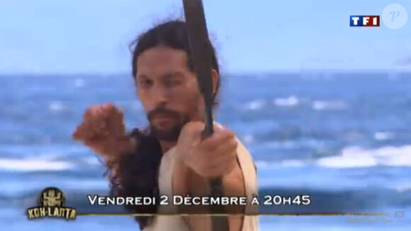 Teheiura dans la bande-annonce de Koh Lanta - Raja Ampat, diffusée le vendredi 2 décembre 2011 sur TF1