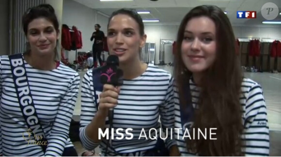 Miss Aquitaine parle des répétitions des chorégraphies pour le 3 décembre 2011