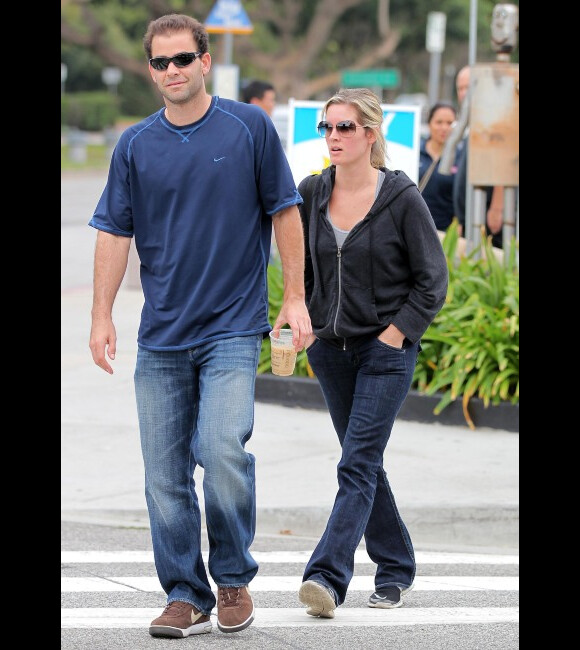 Pete Sampras et sa femme Bridgette Wilson le 29 novembre 2011 à Los Angeles