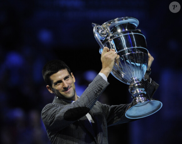Novak Djokovic à Londres le 22 novembre 2011