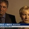 Charles et Marthe Wespiser, les parents de Delphine Wespiser, Miss France 2012, dans le reportage qui lui est accordé dans le JT de 20 Heures de TF1, présenté par Claire Chazal