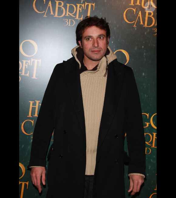 Bruno Salomone lors de l'avant-première du film Hugo Cabret le 6 décembre 2011
