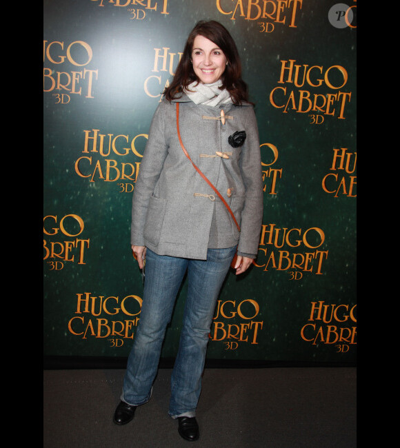 Zabou Breitman lors de l'avant-première du film Hugo Cabret le 6 décembre 2011