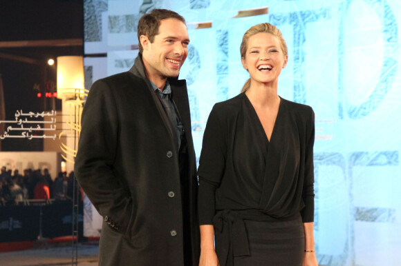 Nicolas Bedos et Virginie Efira lors du festival international du film de Marrakech le 9 décembre 2011