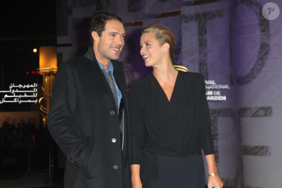 Virginie Efira et Nicolas Bedos lors du festival international du film de Marrakech le 9 décembre 2011
