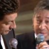 Laurent Gerra avec un Serge Gainsbourg fictif dans l'émission Laurent Gerra ne s'interdit rien, diffusée le samedi 10 décembre 2011 sur TF1.