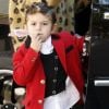 Kingston, fils de Gwen Stefani, sort de chez sa grand-mère, le samedi 10 décembre à Los Angeles.