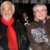 Jean-Paul Belmondo et Claude Lelouch, le 6 mai 2010 à Paris.