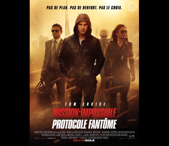 L'affiche du film Mission : Impossible 4 - protocole fantôme