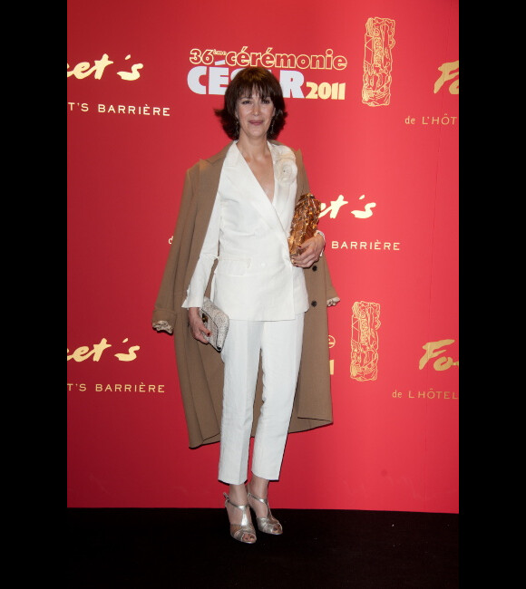 Anne Alvaro a reçu le César de la meilleure actrice dans un second rôle pour Le Bruit des glaçons en février 2011