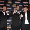 Arnaud Demanche, Stephane Rose and Frederic Royer animent les Gérard 2011, à Paris, le 20 décembre 2011