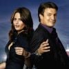 Les beaux Nathan Fillion et Stana Katic alias Castle et Beckett dans la série Castle