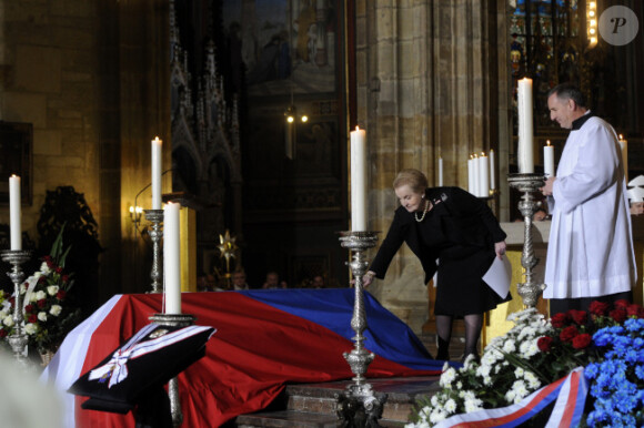 Les funérailles d'Etat de Vaclav Havel à Prague le 23 décembre 2011