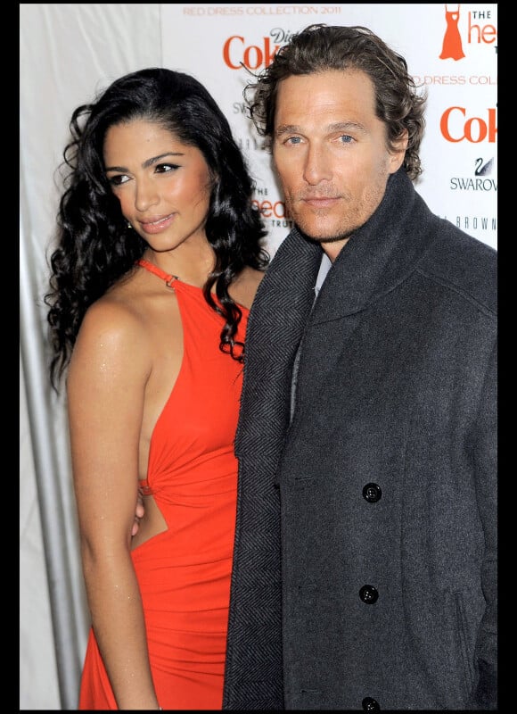 Matthew McConaughey et Camila Alves : rayonnants et sublimes à New York en février 2011