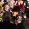 Kate Middleton lors de son premier Noël en tant que membre de la famille royale, le 25 décembre à Sandringham.