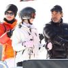Antonio Banderas, Mélanie Griffith et leur fille Stella : une famille formidable en vacances pour skier à Aspen le 27 décembre 2011