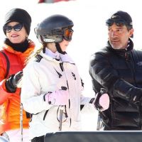 Melanie Griffith et Antonio Banderas radieux au ski avec leur fille