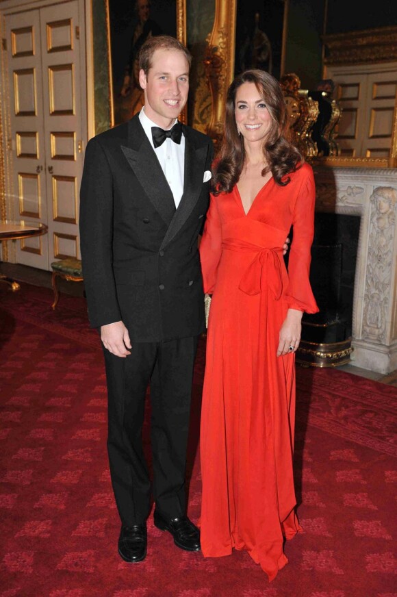 Le prince William et Kate à Londres, le 13 octobre 2011.