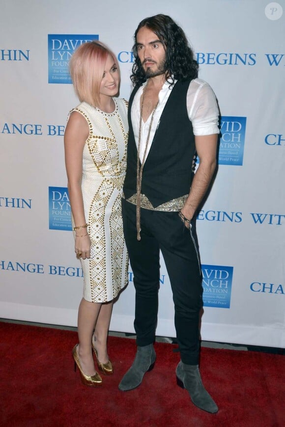 Katy Perry et Russell Brand à Los Angeles, le 3 décembre 2011.