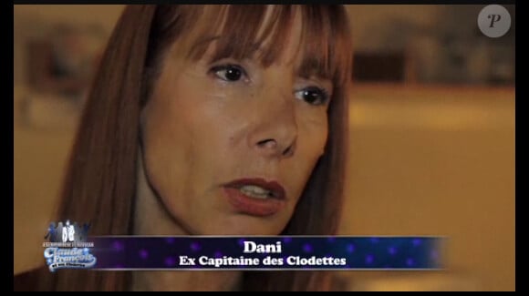 Dani dans le making-of de l'émission A la recherche du nouveau Claude François et ses Clodettes sur W9