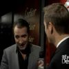 Jean Dujardin interrogé en anglais lors du festival de cinéma de Palm Springs à Los Angeles le 7 janvier 2012