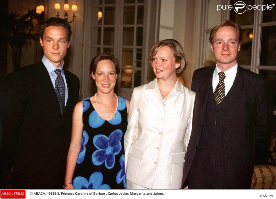 La princesse Maria-Carolina de Bourbon-Parme (photo : en 2000 avec ses