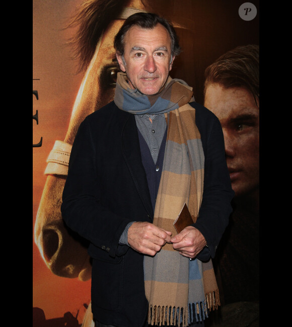 Christophe Malavoy lors de l'avant-première du film Cheval de Guerre à la Cinémathèque à Paris le 9 janvier 2012
