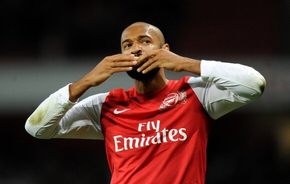 Thierry Henry le 9 janvier 2012 à Londres