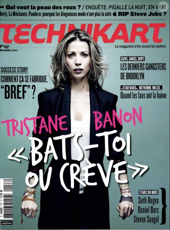 Tristane Banon en couverture de Technikart, novembre 2011.