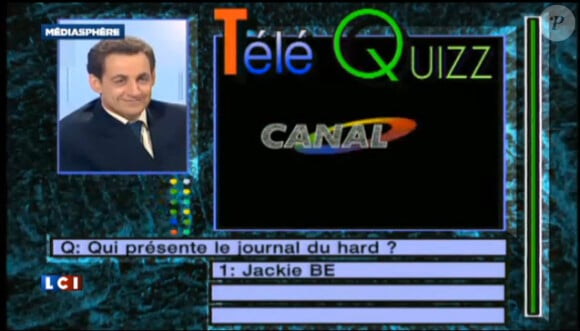 Nicolas Sarkozy parle du Journal du Hard