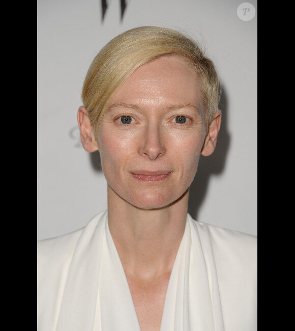 Tilda Swinton au Chateau Marmont à Los Angeles, le 13 janvier 2012.
