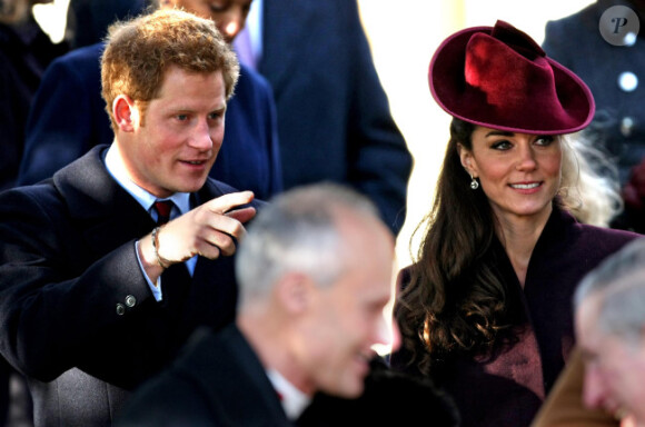Le prince William et Katherine, Duc et Duchesse de Cambridge, à Norfolk en décembre 2011.