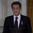 Le président de la République française Nicolas Sarkozy a été décoré de l'ordre de la Toison d'Or par le roi Juan Carlos Ier d'Espagne, lundi 16 janvier 2011, à Madrid. La reine Sofia, le prince Felipe et la princesse Letizia assistaient à la cérémonie.