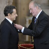Nicolas Sarkozy décoré par le roi Juan Carlos, presque sans fausse note
