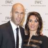 Zinedine Zidane et sa femme Véronique le 17 janvier 2012 à Genève lors du Gala IWC Top Gun