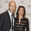 Zinedine Zidane et sa femme Véronique le 17 janvier 2012 à Genève lors du Gala IWC Top Gun