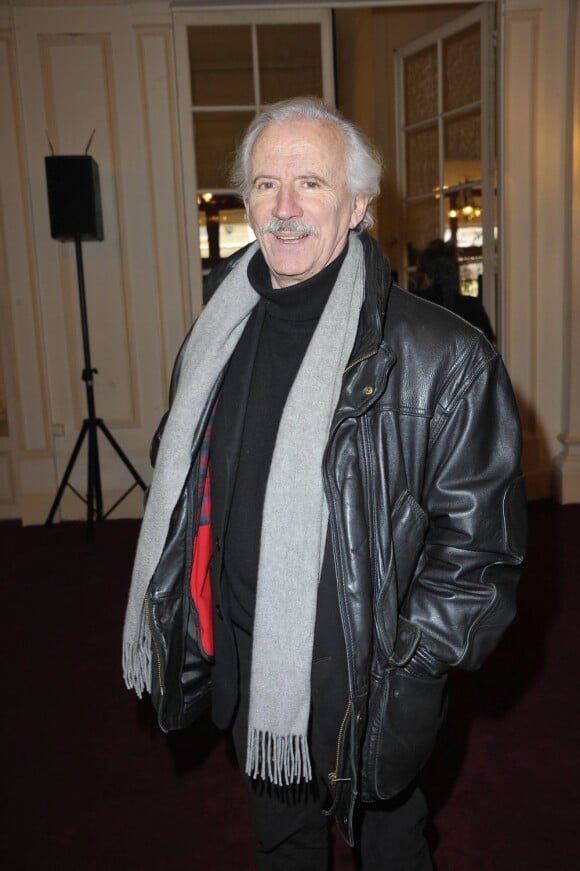 Jean-Paul Tribout lors de la présentation de la deuxième partie de la saison théâtrale 2011-2012 au théâtre de Paris, le 17 janvier 2012