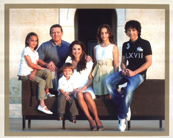 Edition 2010. La carte de voeux de la famille royale jordanienne, une belle tradition respectée année après année...