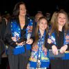 Pauline Ducruet, sa mère la princesse Stéphanie de Monaco, Camille  Gottlieb et la fille de la princesse Caroline de Hanovre Alexandra lors  du 36e Festival International du cirque de Monte-Carlo à Monaco le 20  janvier 2012
