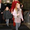 Le prince Willem-Alexander et la princesse Maxima des Pays-Bas assistaient le 21 janvier 2012 au Jumping international d'Amsterdam avec leurs trois filles, les princesses Catharina-Amalia, Alexia et Ariane.