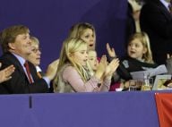 La princesse Maxima, son mari et leurs trois filles réunis pour bondir d'émotion