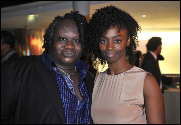 Magloire et Aïssa Maïga lors de la projection privée de Toussaint Louverture, diffusé en février sur France 2. A Paris, le 18 janvier 2012