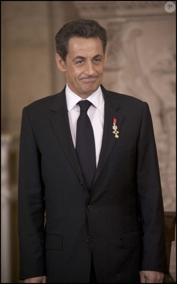 Nicolas Sarkozy à Madrid, le 16 janvier 2012.
