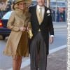 Le prince Constantijn et la princesse Laurentien au mariage de Willem-Alexander et Maxima des Pays-Bas.
Le prince Willem-Alexander des Pays-Bas et la princesse Maxima se sont mariés le 2 février 2002 à Amsterdam. Le 2 février 2012, ils célébraient leurs noces d'étain.