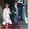 Caroline de Monaco et Ernst August de Hanovre au mariage de Willem-Alexander et Maxima des Pays-Bas.
Le prince Willem-Alexander des Pays-Bas et la princesse Maxima se sont mariés le 2 février 2002 à Amsterdam. Le 2 février 2012, ils célébraient leurs noces d'étain.