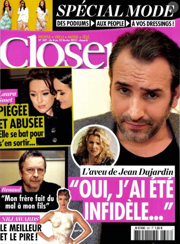 Le magazine Closer en kiosques le samedi 4 février 2012